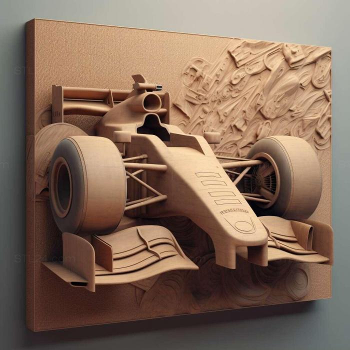 Games (Super Monaco GP 3, GAMES_34215) 3D models for cnc
